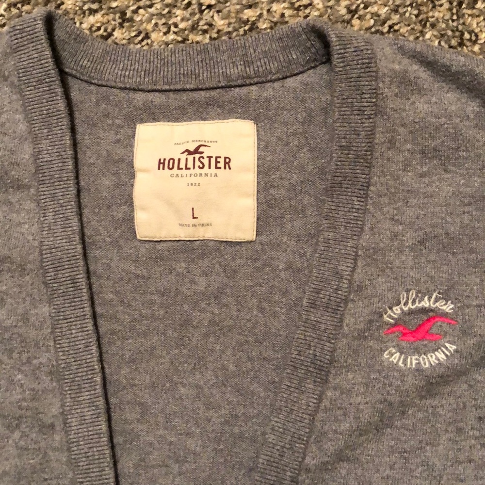 Hollister Gray Cardigan